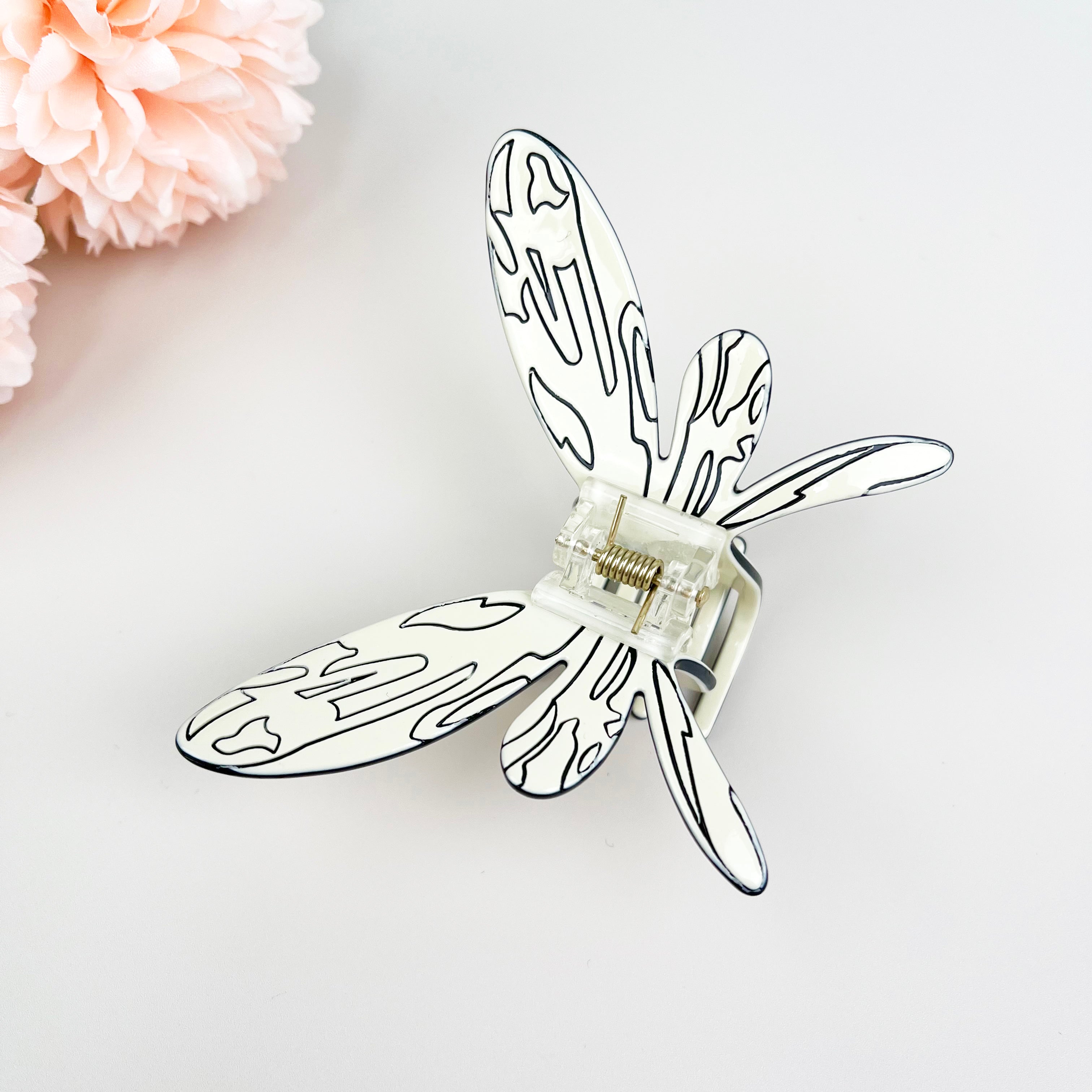 Butterfly hair clip colorful claw clip