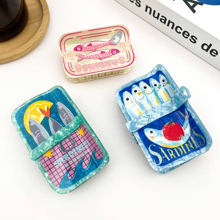 Square Fish Grip Back Head Updo Shark Clip