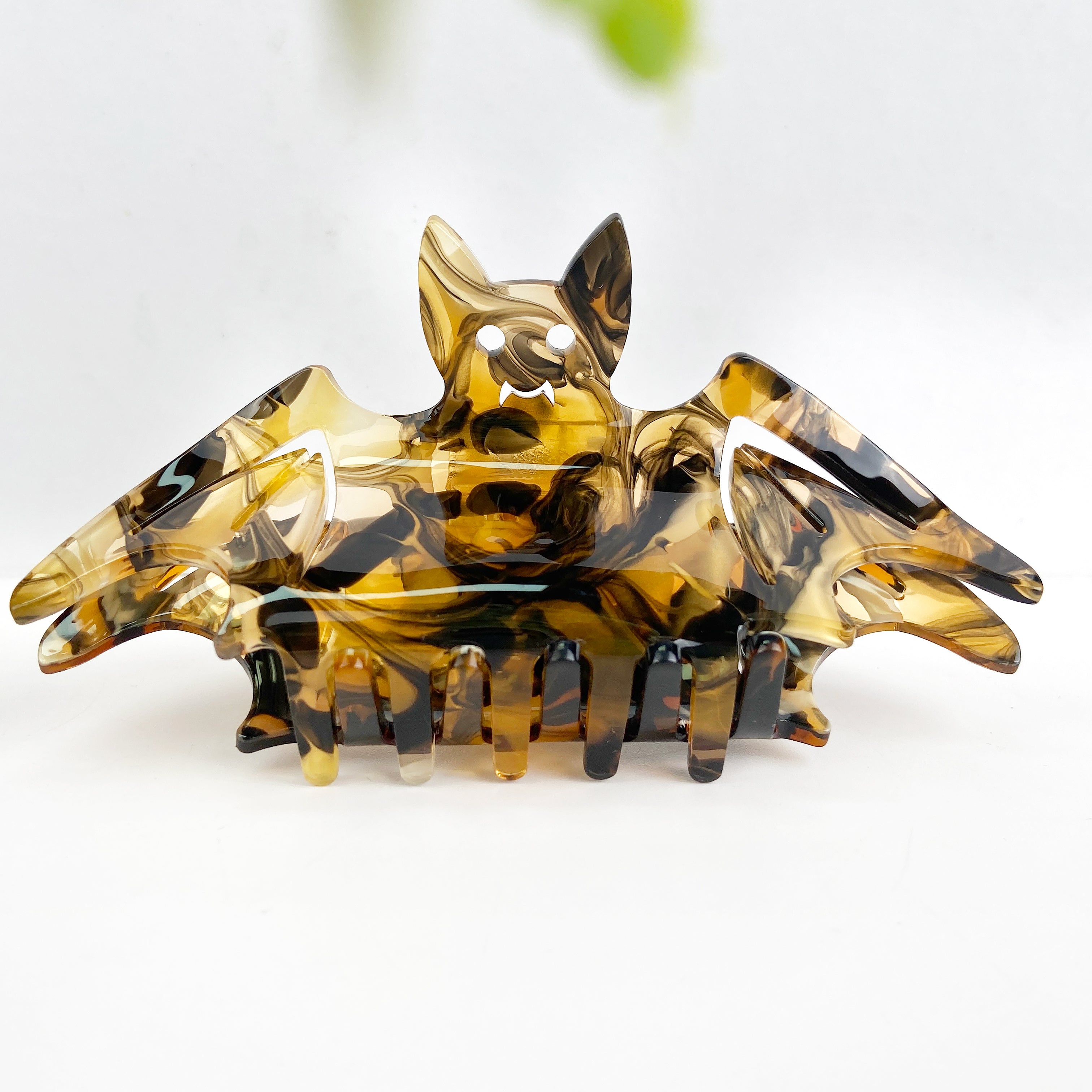 Square Bat Hair Clip Halloween