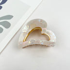 Acetate Love Hair Clip Metal Claw Clip Valentine's Day