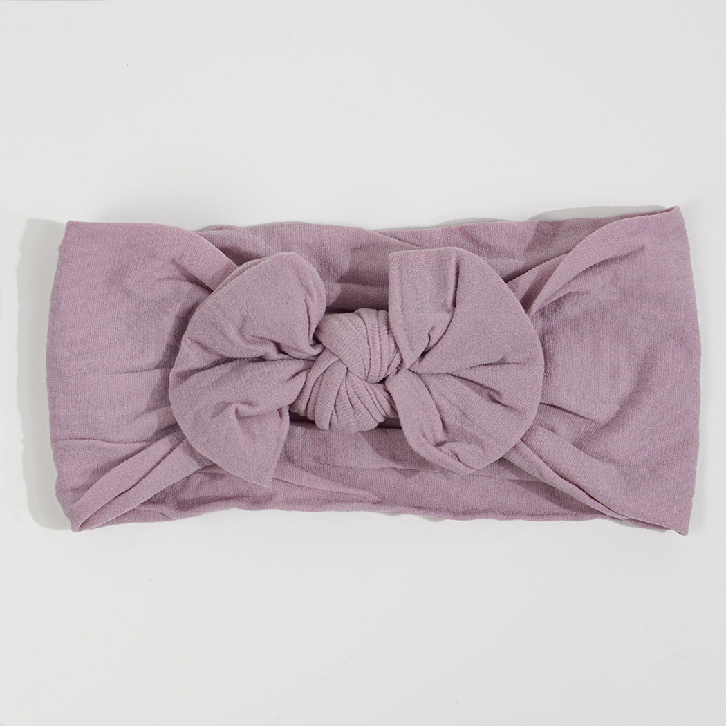 Tie-on headwrap, Bow Headband, Baby Shower