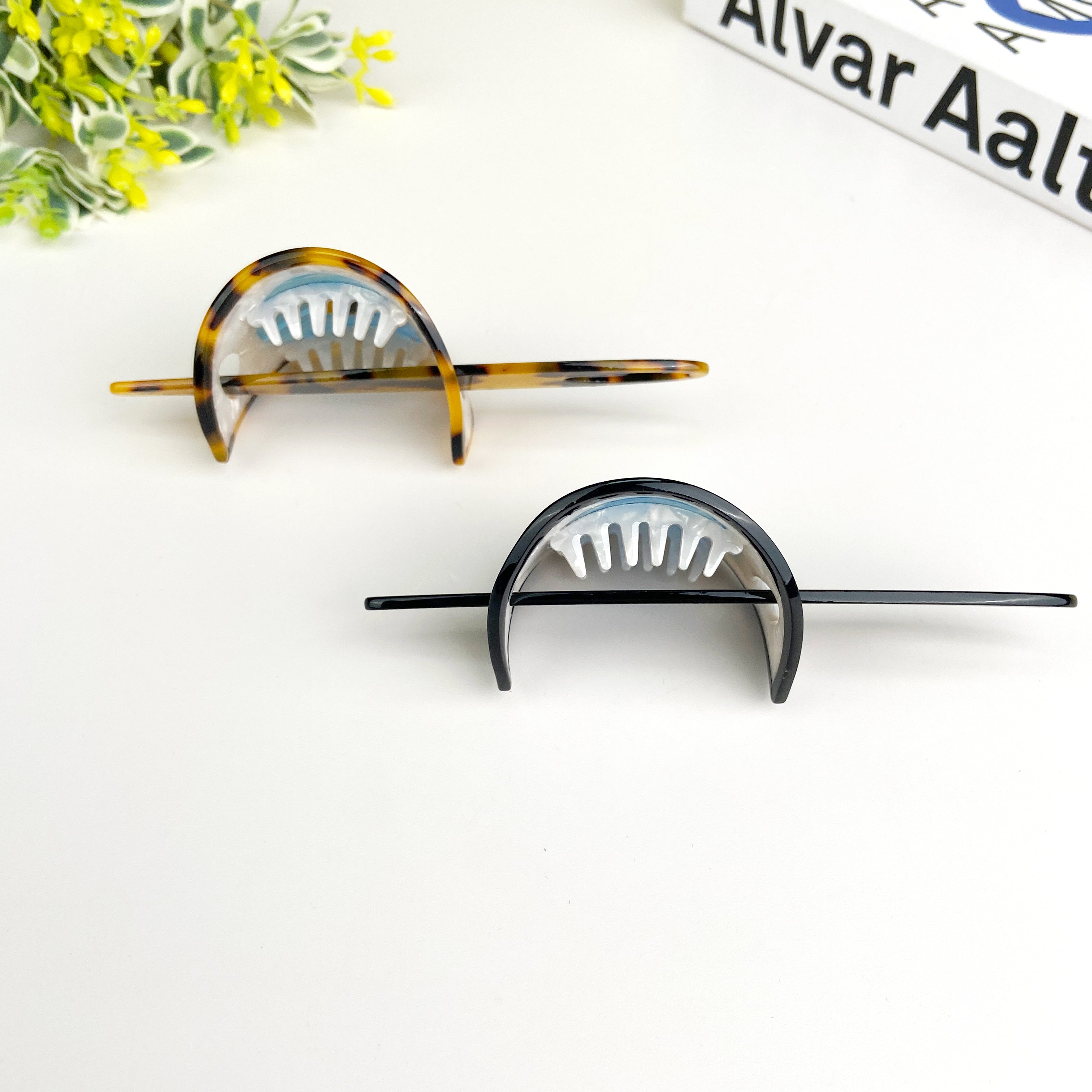 Acetate tortoise shell hairpin
