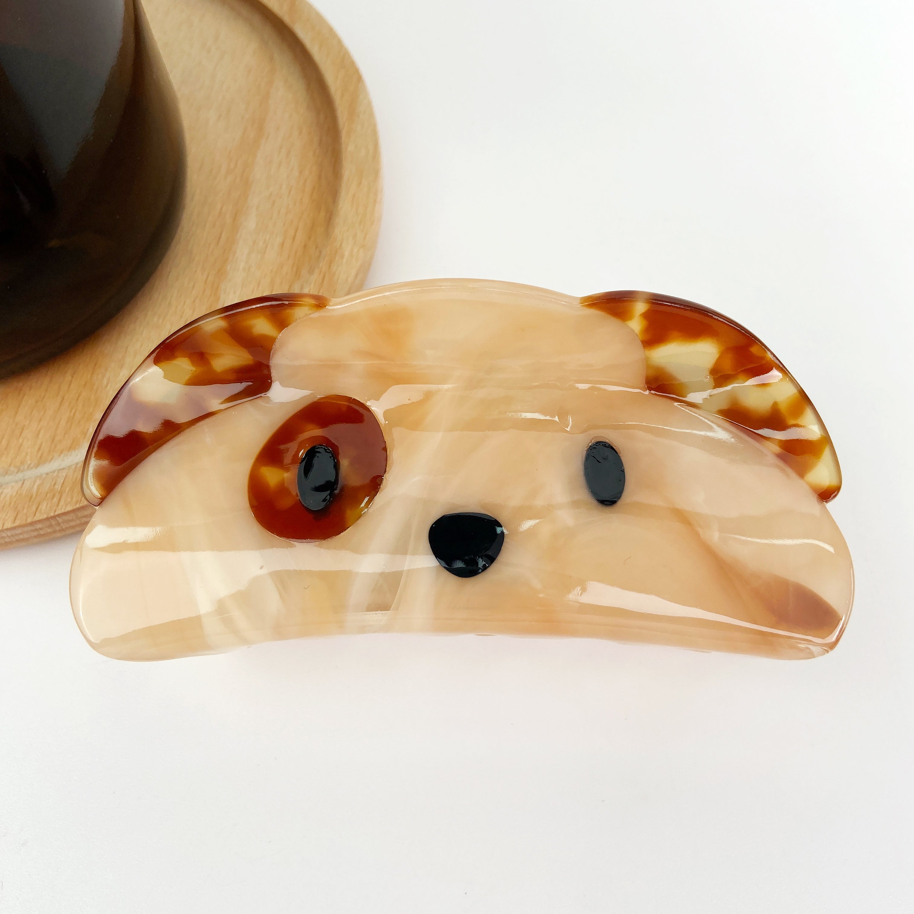 Acetate Cute Cartoon Dog Animal Hair Clips