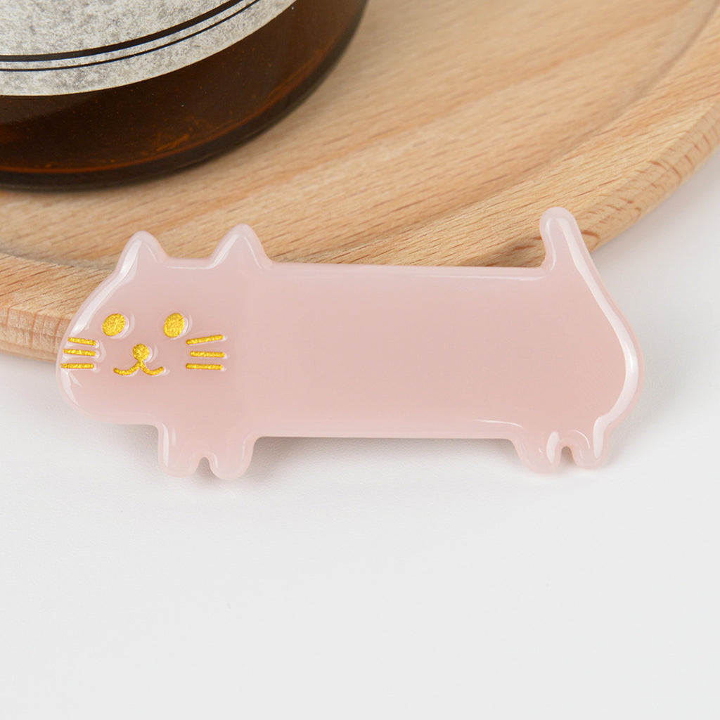 Acetat Kurzer Bein Dreifarbiger Katzenhaar-Accessoires DuckBill Clip 