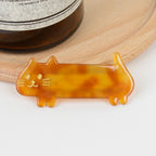 Acetat Kurzer Bein Dreifarbiger Katzenhaar-Accessoires DuckBill Clip 