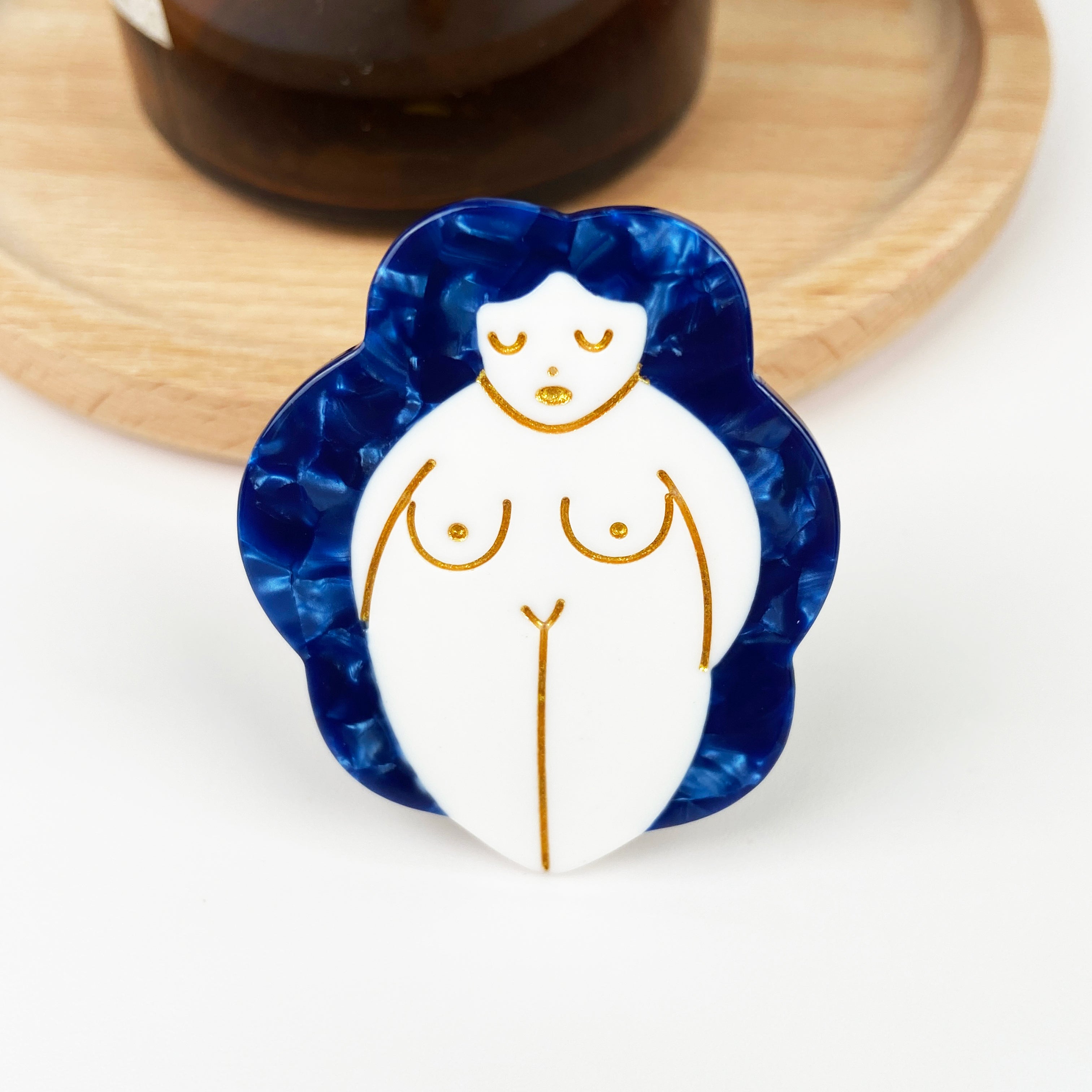 Mysterious Fantasy Crystal Ball Star Mushroom Acetate Duckbill Clip