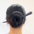 Cute Cat Claw Black Sandalwood Hairpin Long Wooden Hairpin