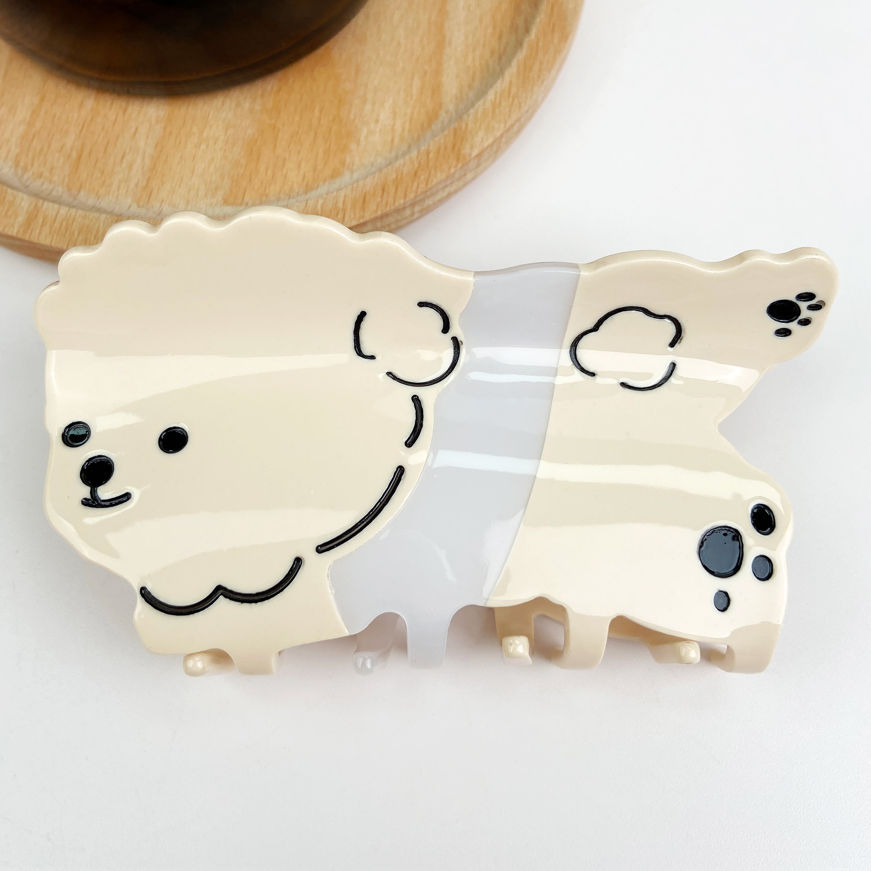 Acetate Cute Cartoon Animal Hair Clips Duckbill cilps