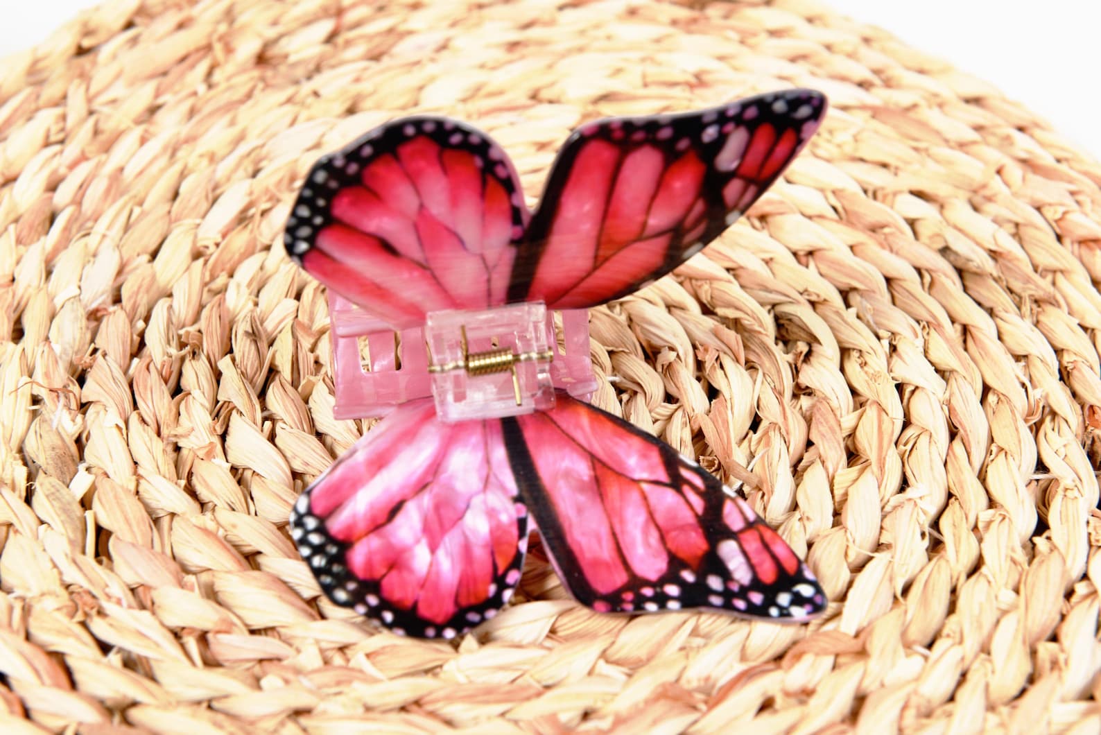 French Butterfly Grip Back Head Updo Shark Clip