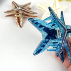 Starfish Barrettes Ocean Half Catch Shark Clip